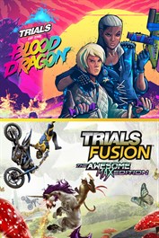 TRIALS OF THE BLOOD DRAGON + TRIALS FUSION AWESOME MAX EDITION TRIALS OF THE BLOOD DRAGON + TRIALS FUSION AWESOME MAX EDITION