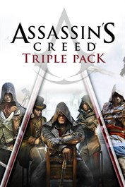 Assassin's Creed Triple Pack: Black Flag, Unity, Syndicate Assassin's Creed Triple Pack: Black Flag, Unity, Syndicate