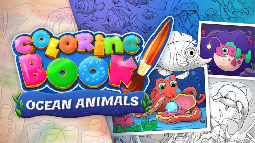 Coloring Book: Ocean Animals фото 2