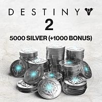 5000 ед. серебра Destiny 2 (+1000 ед. в подарок)