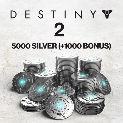 5000 ед. серебра Destiny 2 (+1000 ед. в подарок)
