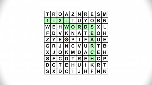 1-2-Word Search! 1-2-Word Search!