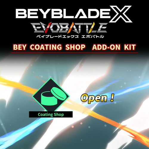 BEYBLADE X EVOBATTLE BEY COATING SHOP EXPANSION KIT BEYBLADE X EVOBATTLE BEY COATING SHOP EXPANSION KIT