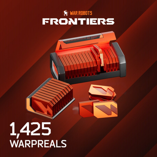 1250 и 175 бонусных варп-реалов War Robots: Frontiers 1250 и 175 бонусных варп-реалов War Robots: Frontiers