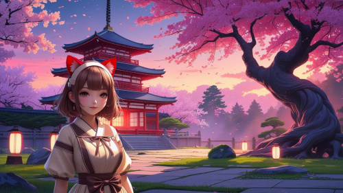 Anime Waifu Simulator: Sakura Garden Anime Waifu Simulator: Sakura Garden