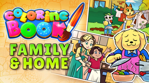 Coloring Book: Family & Home фото 2