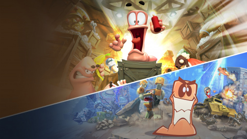Worms Battlegrounds + Worms W.M.D Worms Battlegrounds + Worms W.M.D