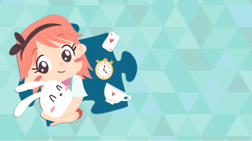 Alice in Wonderland - A jigsaw puzzle tale Alice in Wonderland - A jigsaw puzzle tale