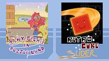 Tiny Techie in Puzzle Land / Retro Cube Slider (Bundle)