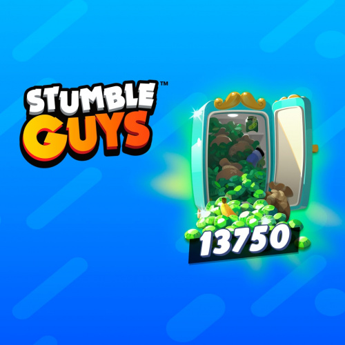 Stumble Guys — 13750 самоцветов