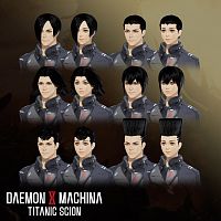 Daemon X Machina: Titanic Scion - Набор причесок 2