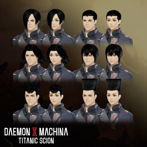 Daemon X Machina: Titanic Scion - Набор причесок 2 Daemon X Machina: Titanic Scion - Набор причесок 2