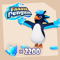 Faaast Penguin  Кристаллы ×2200