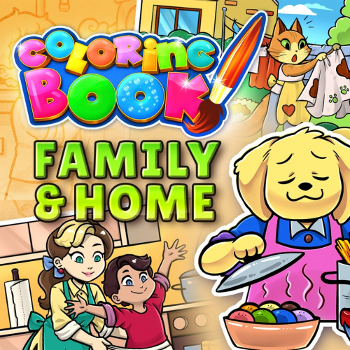 Coloring Book: Family & Home