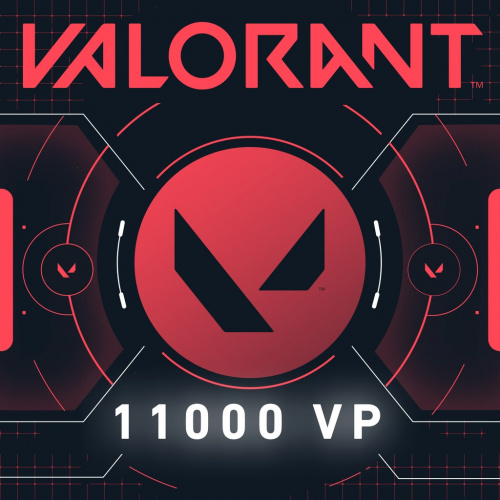 11000 VALORANT Points (1500 бонус + 9500)