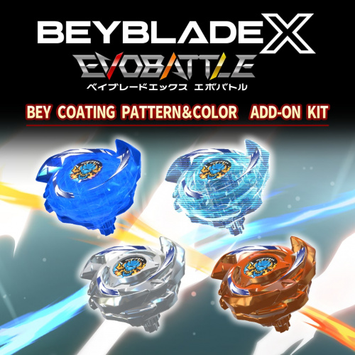 BEYBLADE X EVOBATTLE BEY COATING PATTERN & COLOR EXPANSION KIT