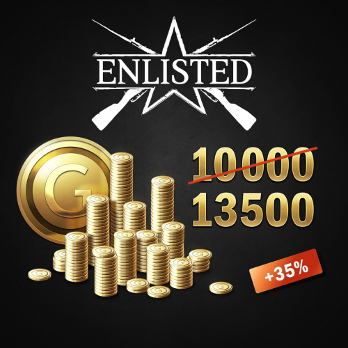 Enlisted - 10000 Золота + 3500 Бонус Enlisted - 10000 Золота + 3500 Бонус