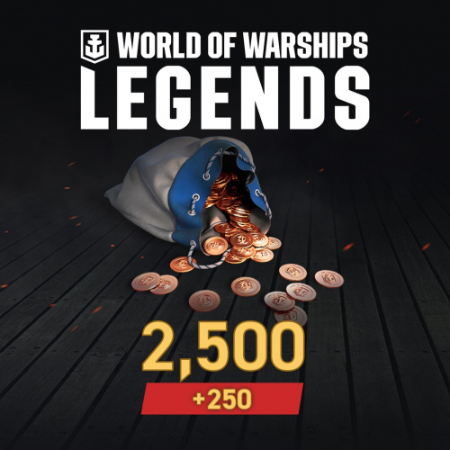 World of Warships: Legends - PS4® 2750 дублонов