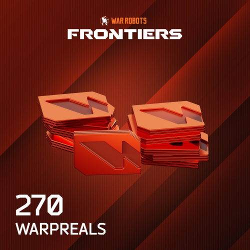 250 и 20 бонусных варп-реалов War Robots: Frontiers