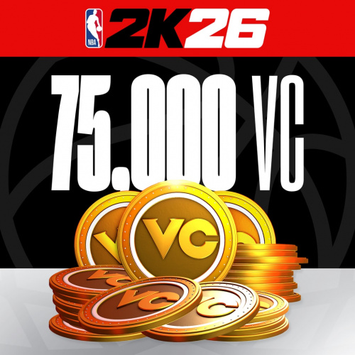 Набор с 75000 виртуальной валюты NBA 2K26 Набор с 75000 виртуальной валюты NBA 2K26