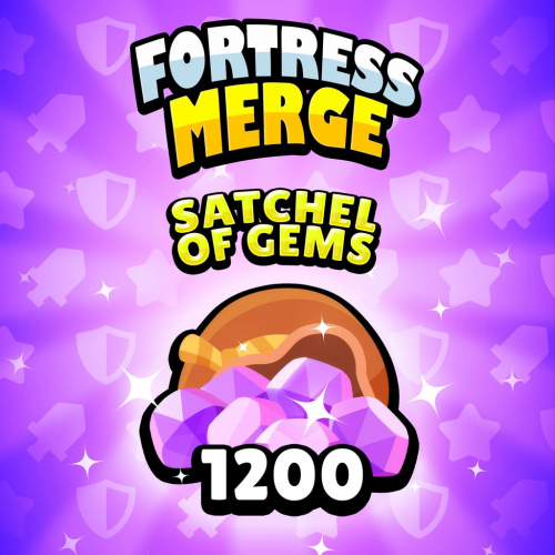 Fortress Merge: Satchel of Gems - 1200