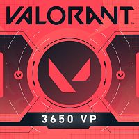 3650 VALORANT Points (325 бонус + 3325)