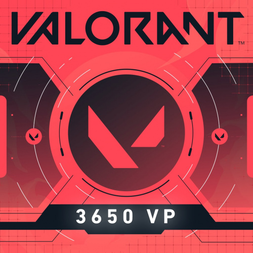 3650 VALORANT Points (325 бонус + 3325) 3650 VALORANT Points (325 бонус + 3325)