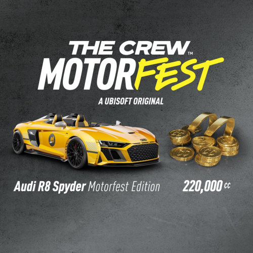 Audi R8 Spyder Welcome Pack (+220,000 Crew Credits) – The Crew Motorfest Audi R8 Spyder Welcome Pack (+220,000 Crew Credits) – The Crew Motorfest