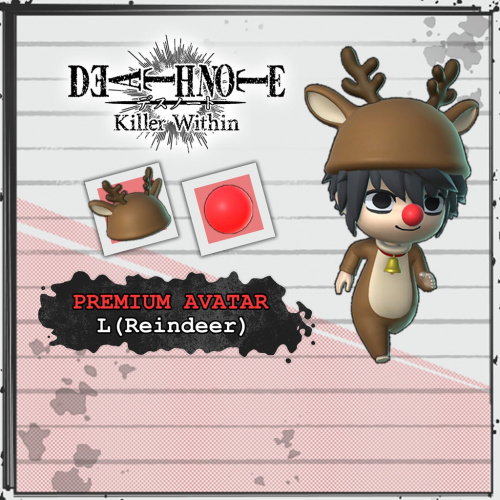 DEATH NOTE Killer Within - Premium Avatar: L (Reindeer)