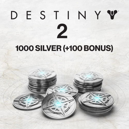 1000 ед. серебра Destiny 2 (+100 ед. в подарок)