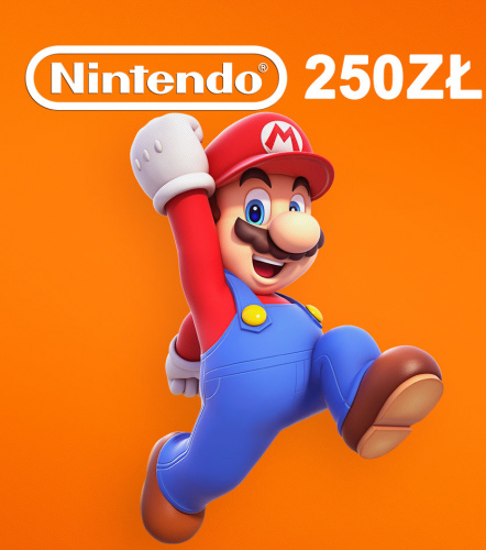 Nintendo eShop Польша 250zł - карта пополнения