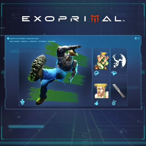 Exoprimal - Набор для Зефира «Street Fighter»
