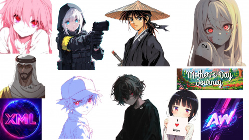 Mother's Day Journey with Transparent Anime Avatar Mother's Day Journey with Transparent Anime Avatar