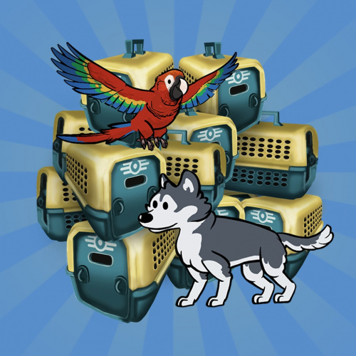 Fallout Shelter: Комплект из 15 переносок для питомцев Fallout Shelter: Комплект из 15 переносок для питомцев