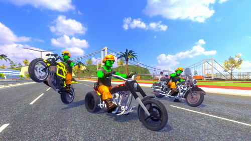 Green Soldiers Heroes: Extreme Bikers