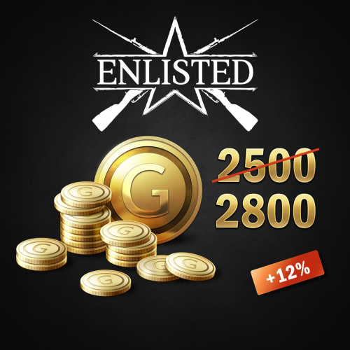 Enlisted - 2500 Золота + 300 Бонус Enlisted - 2500 Золота + 300 Бонус