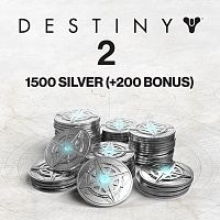 1500 ед. серебра Destiny 2 (+200 ед. в подарок)