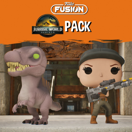 Funko Fusion - Jurassic World Rebirth Pack 1 -Zora Bennett + Spinosaurus Funko Fusion - Jurassic World Rebirth Pack 1 -Zora Bennett + Spinosaurus