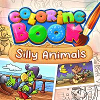 Coloring Book: Silly Animals