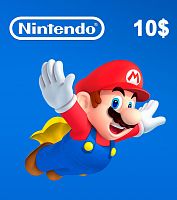 Nintendo eShop США 10$ - карта пополнения