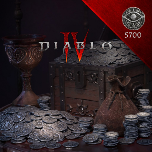 Diablo® IV - 5700 ед. платины: 5000 + 700 ед. Платины Diablo® IV - 5700 ед. платины: 5000 + 700 ед. Платины