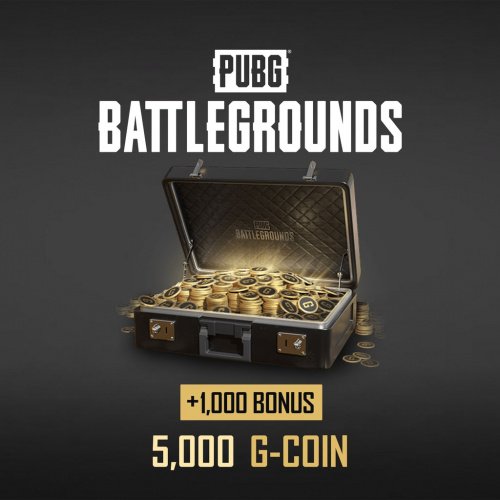 PUBG - 5000 G-Coin (+1,000 бонусных) PUBG - 5000 G-Coin (+1,000 бонусных)