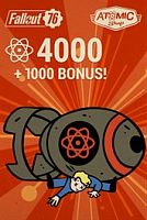 Fallout 76: 4000 атомов (+1000 бесплатно)